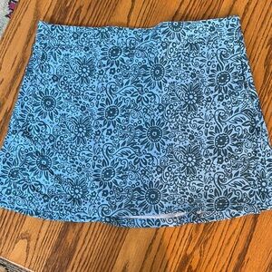 Rip Skirt Floral Casual Skirt.